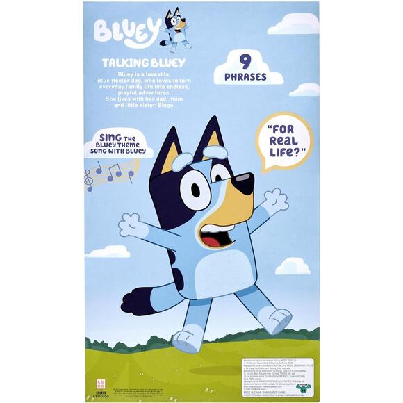 🔥Bluey 13" Talking Plush Interactive Sing Along 9 Different Phrases Bluey🔥 - Picture 4 of 5